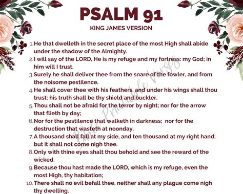 Psalm 918New King James Version. . Psalms 91 king james